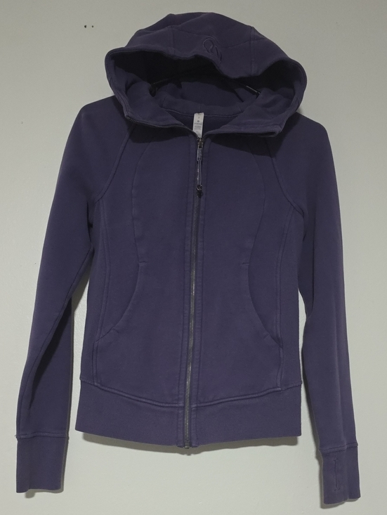 lululemon athletica Jackets & Blazers - lululemon athletica Purple Full-Zip Scuba Hoodie
